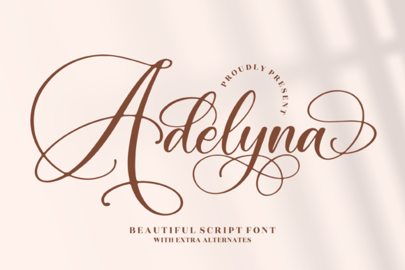 Adelyna: The Elegant Script Handwritten Font for Digital Design