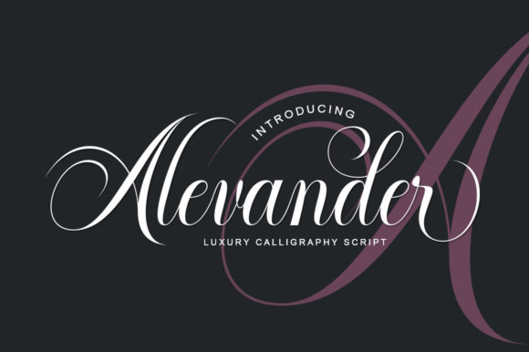 Alevander: A Timeless Script Handwritten Font for Elegant Branding