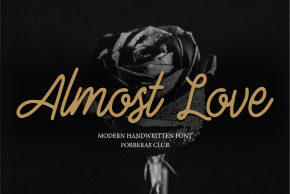Almost Love Script Font for Elegant Web Design