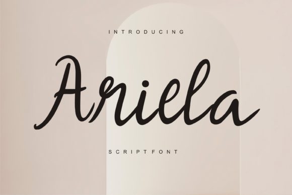 Ariela: The Delicate Script Font for Polished Brand Identity