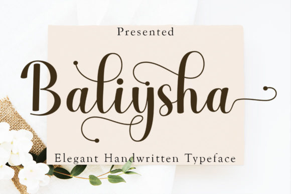 Baliysha: The Elegant Script Font for Modern Brand Identity