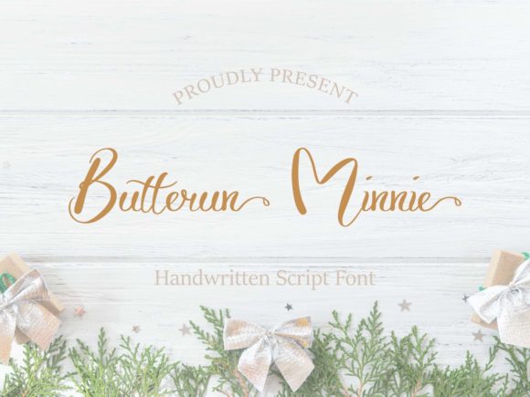 Butterun Minnie: The Playful Script Handwritten Font for Creative Sellers