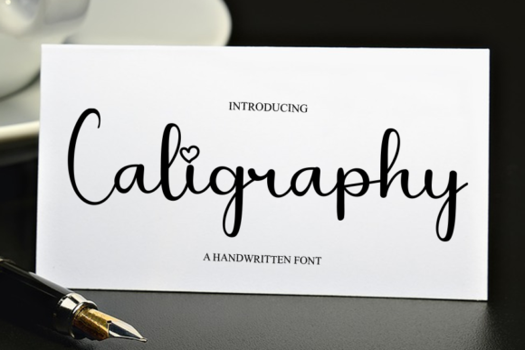 Caligraphy: A Playful Script Handwritten Font for Editorial Design
