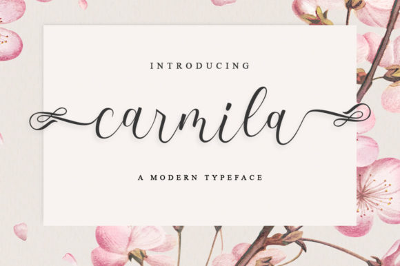 Carmila: A Stylish Script Handwritten Font for Modern Branding