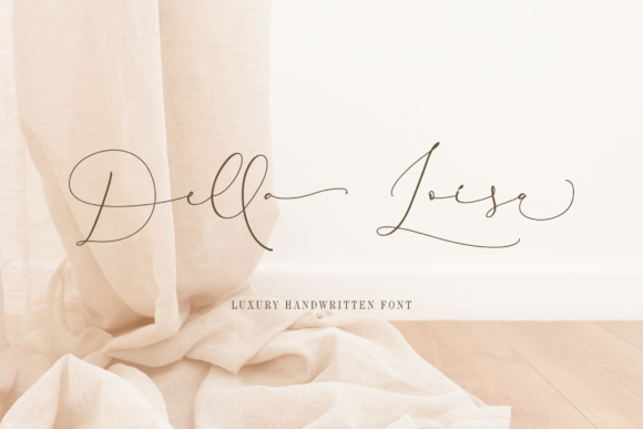Della Loisa: A Graceful Script Handwritten Font for Modern Web Design