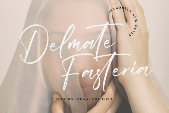 Delmate Fasteria: Elegant Script Fonts for Brand Identity