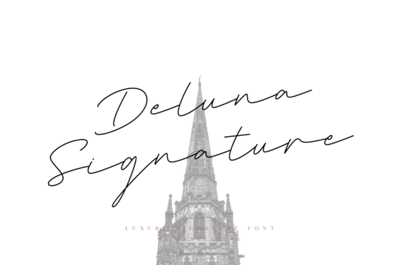 Deluna Signature Font Review: A Graceful Script for Elegant Branding