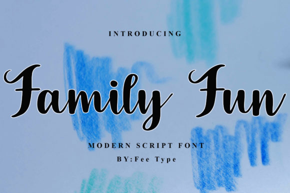Family Fun Script Font for Elegant Brand Identity