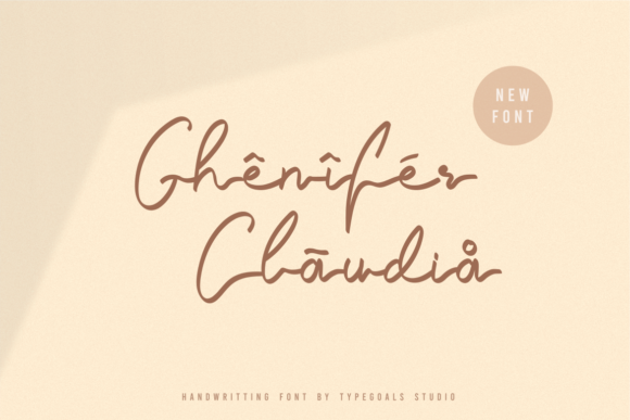 Ghenifer Claudia: The Graceful Script Font for High-End Campaigns