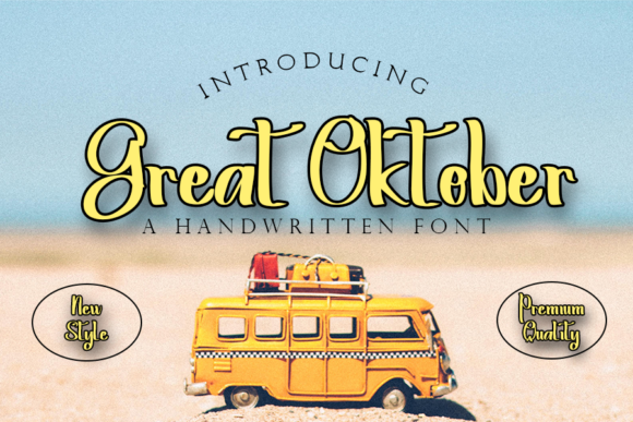 Great Oktober: A Delicate Script Font for Elegant Branding