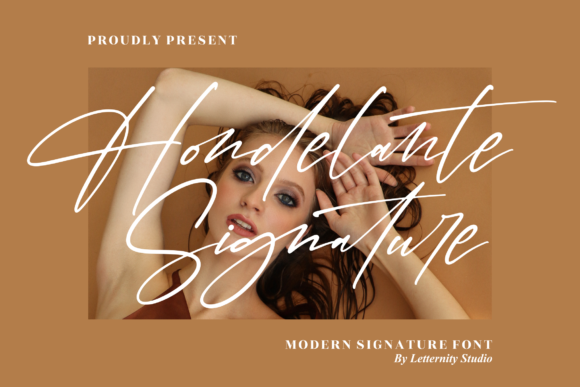 Hondelante Signature Typeface for Elegant Web Design