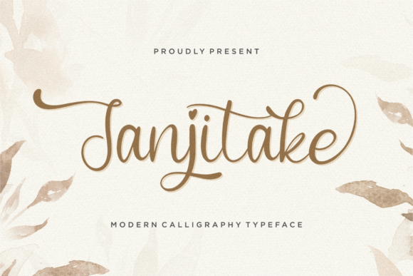 Janjitake: A Graceful Script Font for Elegant Branding