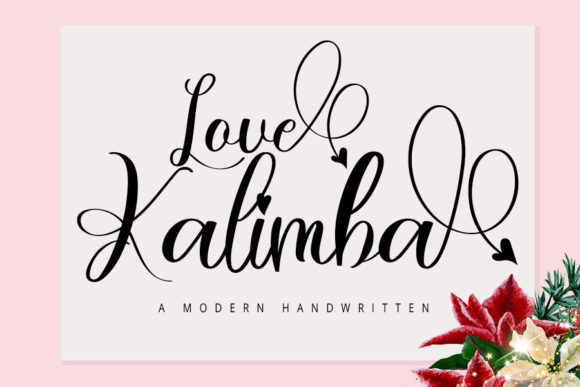 Kalimba Love: The Elegant Script Font for Handmade Branding