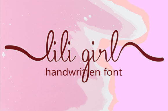 Lili Girl Script Font for Elegant Editorial Design