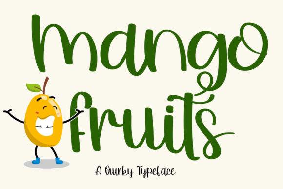 Mango Fruits: A Chic Script Handwritten Font for Modern Branding