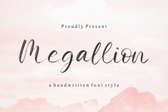 Megallion: The Enchanting Handwritten Font for Romantic Brand Identity