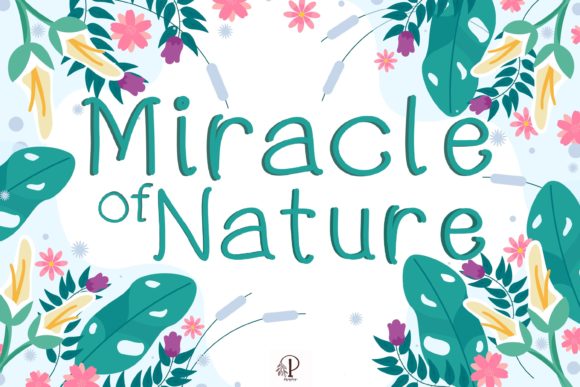 Miracle of Nature: The Script Handwritten Font for Luxury Digital Branding