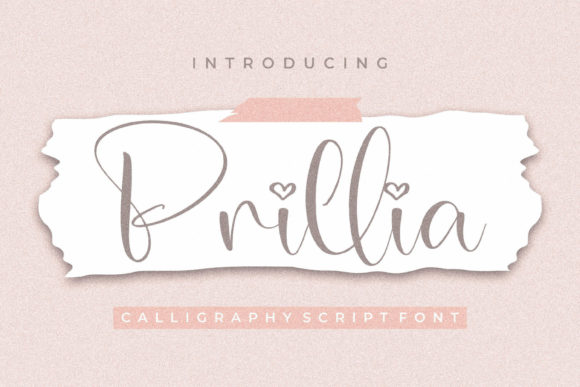 Prillia: The Elegant Script Font for Handmade Branding