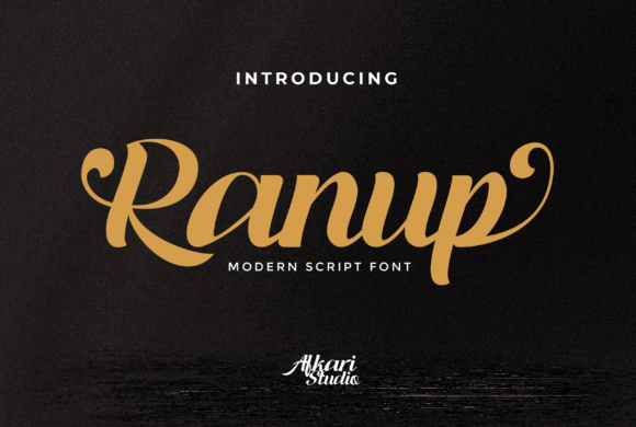 Ranup: The Elegant Script Font for Boutique Brand Identity