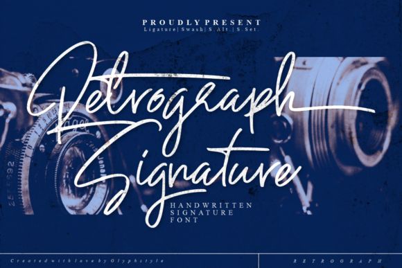 Retrograph Signature: The Elegant Script Font for Modern Campaigns
