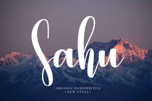 Sahu Font for Elegant Branding and Wedding Designs