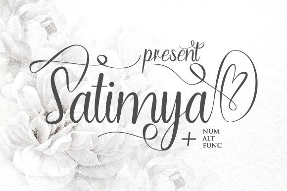Satimya: A Delicate Script Font for Elegant Campaign Design