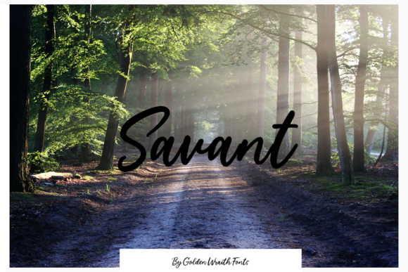 Savant: A Chic Script Handwritten Font for Modern Digital Branding