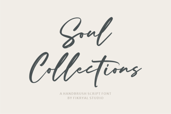 Soul Collections: The Graceful Script Font for Elegant Craft Designs