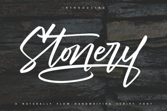 Stonery: A Natural Flow Handwriting Script Font for Editorial Design