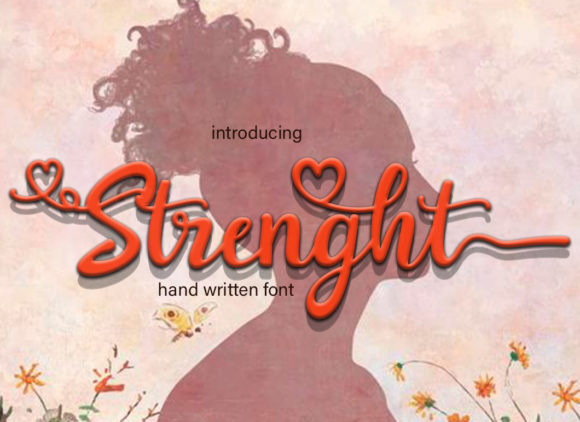 Strenght Script Font for Elegant Branding and Invitations