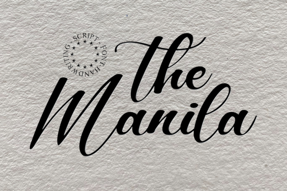 The Manila Script Font for Whimsical Brand Identity