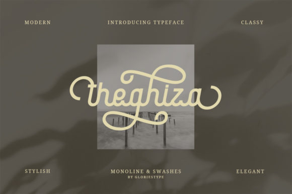 Theghiza: The Vintage Script Font for Elegant Branding