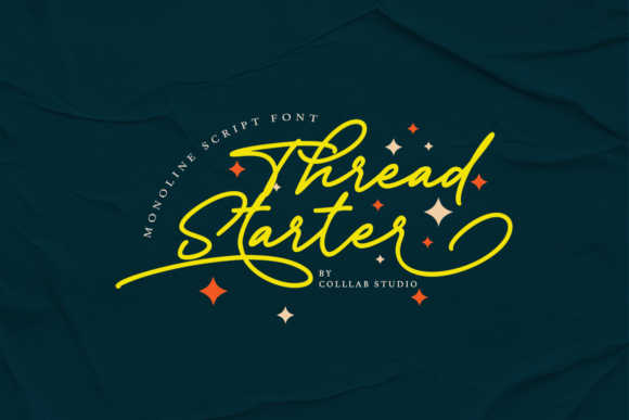 Thread Starter Font Review: Elevating Editorial Design with Handwritten Style