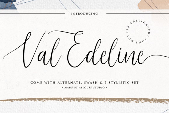 Val Edeline: A Delicate Script Font for Elegant Branding