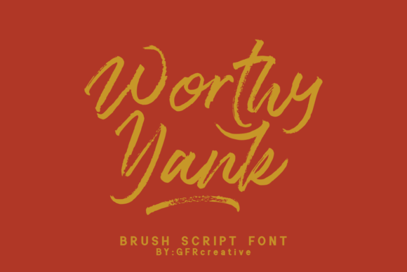 Worthy Yank: The Elegant Script Font for Sophisticated Branding